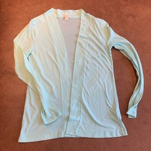 J. Crew Factory Cotton Cardigan, Mint, Women's Small